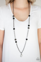 Load image into Gallery viewer, Fashion Fad- Black Lanyard
