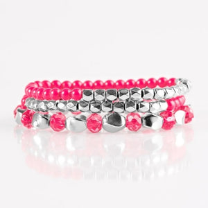 Beaded Bravado - Pink