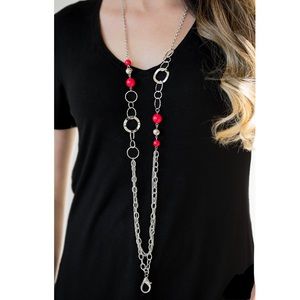 Modern Motley - Red Lanyard